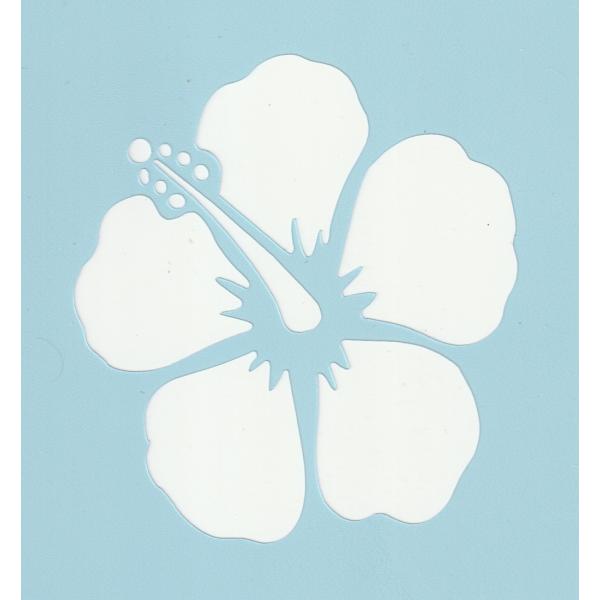 ファインホームのステンシルシート　fh-427L　ハイビスカス　Lサイズ