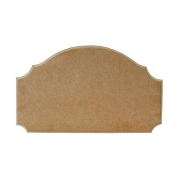 ファインホームのトールペイント用無塗装白木素材　ＭＤＦボード　ロイヤルアーチ　300×180　mdf-033