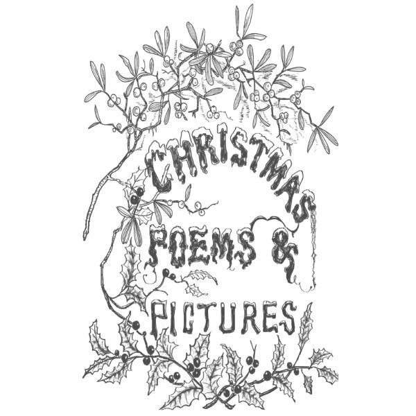 ファインホームのシルクスクリーン　ハーフサイズ　sis-194　クリスマスポエム