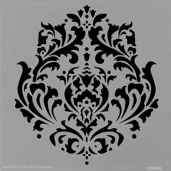 TCW�X�e���V���@608-0195 �@12×12�C���`  Brocade�@�J��Ԃ��g����X�e���V���V�[�g
