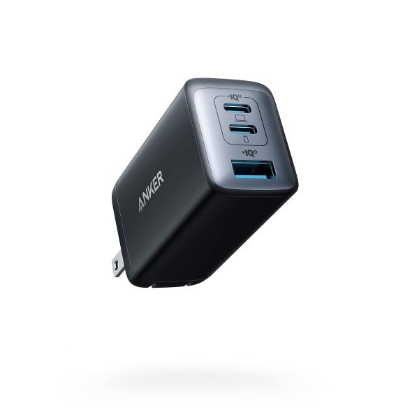 他サイト： Anker PowerPort III 3-Port 65W Pod USB PD 充電器 USB-A &amp; USB-C 3ポート  PSE ブラックの商品画像