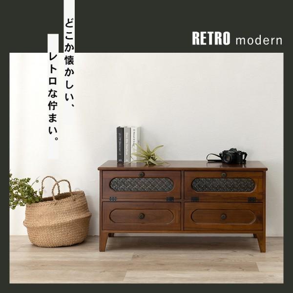 レトロ調 和洋 テレビ台 幅90cm 定番から日本未入荷 Tvボード リビング ボード Tv テレビ 家具 台 ラック 飾り棚 収納 キャビネット インテリア 棚
