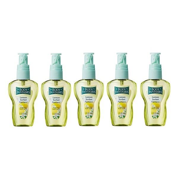 ボディファンタジー ボディスプレー レモンソルベ 50ml×5本セット  FITS
