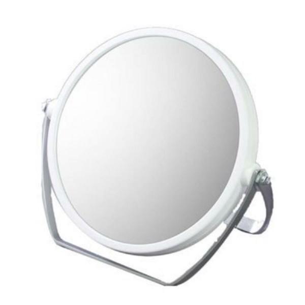 穴・肌の細部までハッキリと見える、鏡専門メーカーの10倍拡大鏡付両面卓上ミラーです　　普通の鏡では映し出せない部分まで確認できるので、細かなアイメイクなどに最適です　　卓上なので両手が使えてとっても便利です　　裏面は普通の鏡なので、通常のメ...