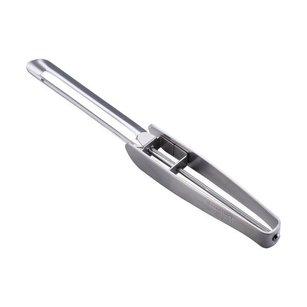 キッチンにあると便利なアイテム！まな板いらず！料理の時間が短縮！●まな板いらずで料理時間が短縮。野菜の下ごしらえがスピーディーに●これ一本で皮むき・ささがき・スライスが出来る【皮むき】野菜、果物の皮むきが包丁の刃元でむくようにできます。【さ...