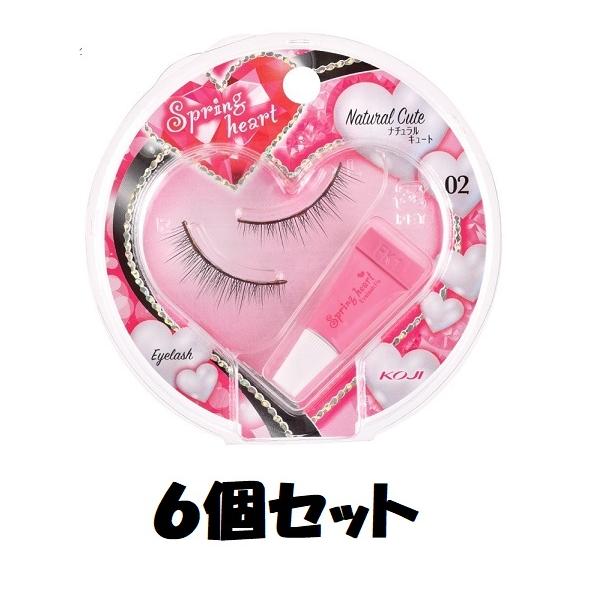 シリーズ人気　No.１【ナチュラルキュート】目元に深みを与える適度な濃さで、ナチュラルでキュートな印象に。太めのベース糸でアイラインを強調するタイプ。[内容量] (つけまつげ1組/専用接着剤1個)×6個セット