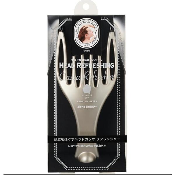 手より簡単に頭皮スッキリ！しなやかな弾力と先玉で頭皮を滑らせてほぐします。頭皮が敏感な方にもオススメです。●商品サイズ/重量W81×D30×H187mm/38g●材 質・本体：ポリプロピレン,オレフィン系エラストマー・先玉：ウレタン●耐熱温...