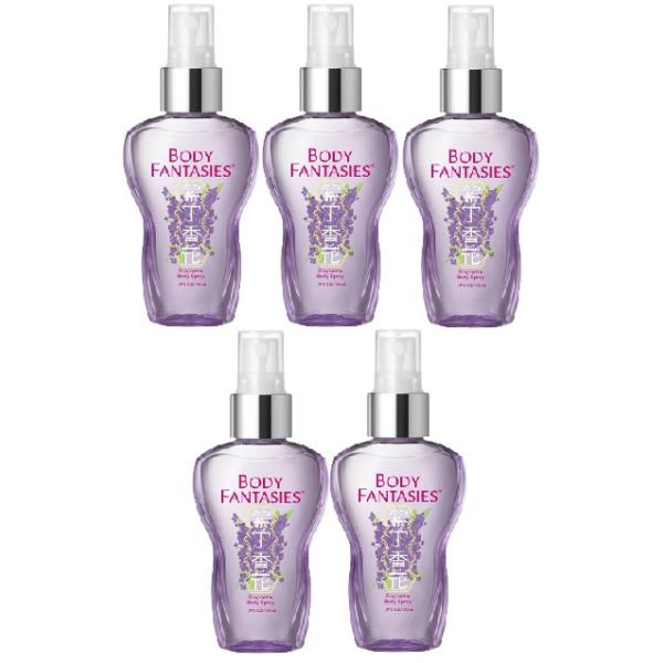 ボディファンタジーボディスプレーライラック 50ml×5本セット　FITS
