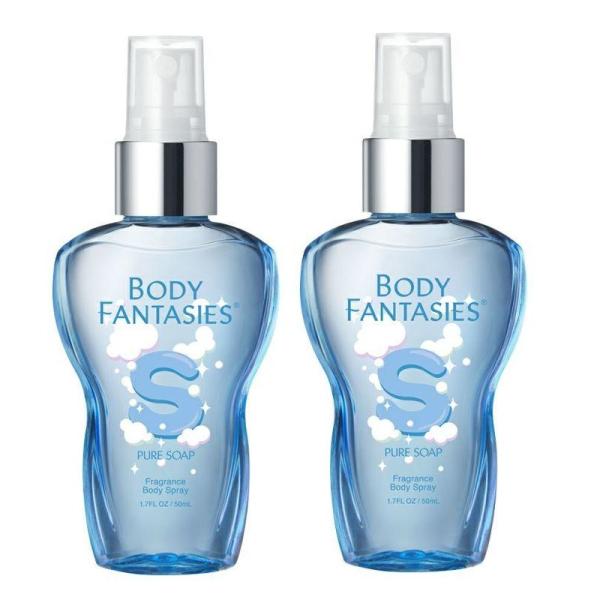 ボディファンタジー ボディスプレー ピュアソープ 50mL 2個セット BODY FANTASIES