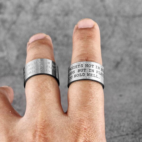 ファッション 洗濯機可 リング 指輪 ビンテージ トレンド 文字 ステンレス オープン パンク ヒップ ホップ バイカー Fmlj3gnbka Boulevardrestaurants Com