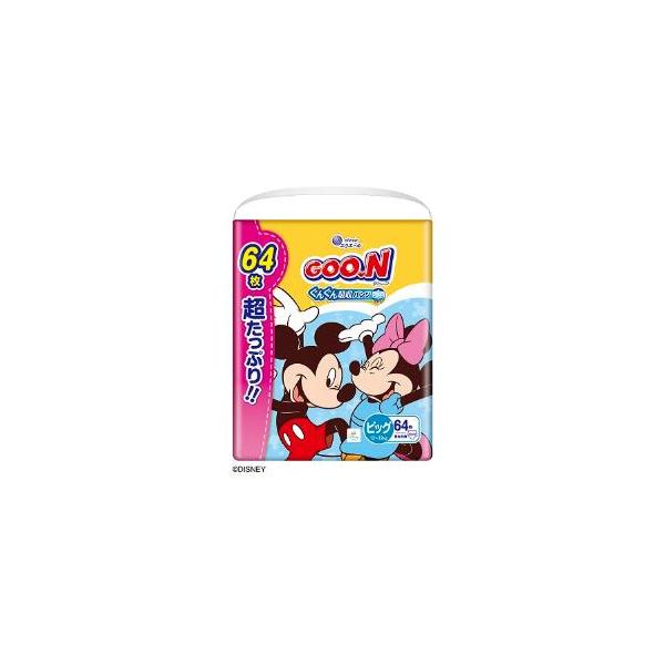 他サイト： 「大王製紙」　グーン　ぐんぐん吸収パンツＢＩＧサイズ超たっぷり　64枚の商品画像