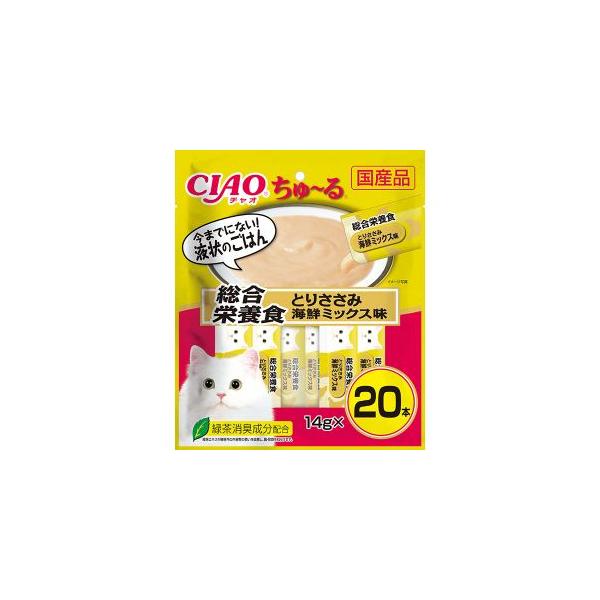 いなばペットフード CIAO ちゅーる 総合栄養食 とりささみ 海鮮