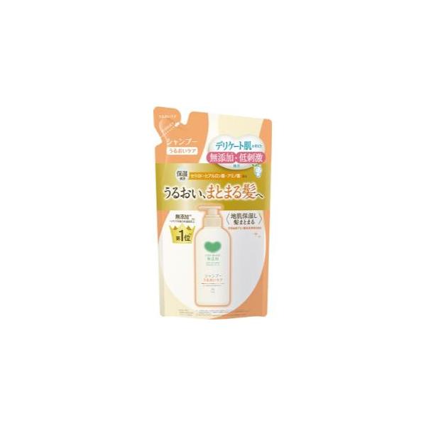 「牛乳石鹸共進社」　カウブランド　無添加シャンプー　うるおいケア　つめかえ用　360ml