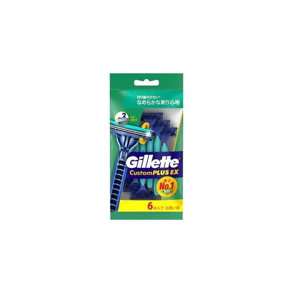 他サイト： 「Ｐ＆Ｇ」 ジレット カスタムプラスEX 首振式 6本入 「化粧品」の商品画像