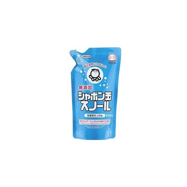 他サイト： 「シャボン玉せっけん」 シャボン玉スノール つめかえ用 800mL 「日用品」の商品画像
