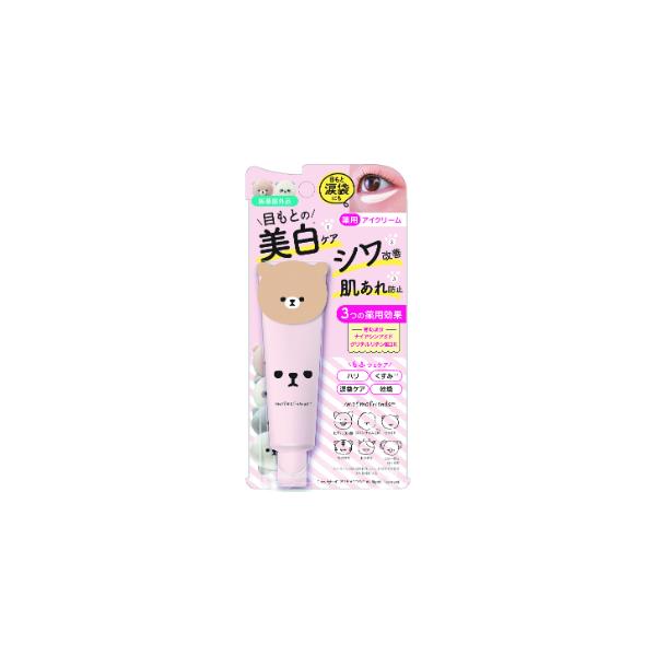 MOMO アイクリーム 明色化粧品 モフモフレンズ 薬用美白アイクリーム 30g : くすりの