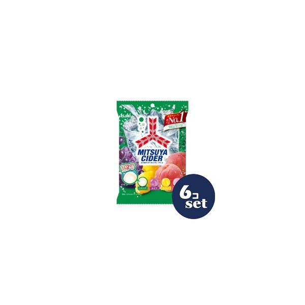 「セット販売」「アサヒグループ食品」 アサヒ 三ツ矢サイダーキャンディ 112g×6袋 「フード・飲料」