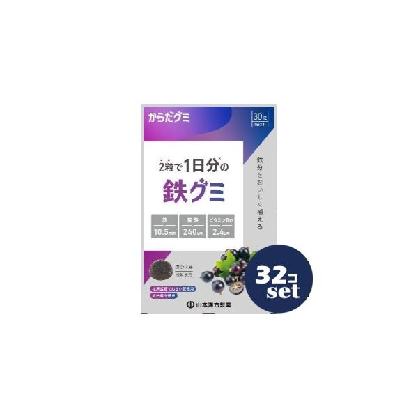 山本漢方製薬 「セット販売」「山本漢方製薬」鉄グミ (からだグミ) 30