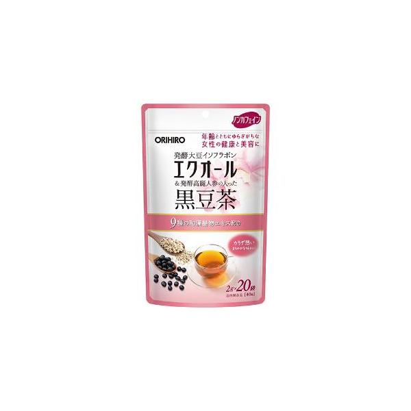 ORIHIRO（オリヒロ） エクオール発酵高麗人参の入った黒豆茶 2g×20袋
