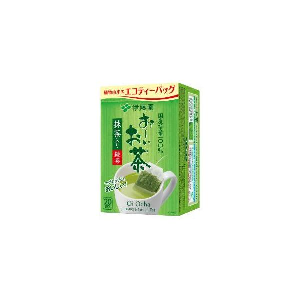 伊藤園（ITO EN） お〜いお茶エコティーバッグ緑茶 20袋 : 薬の