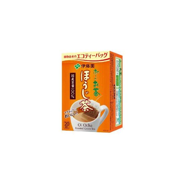 伊藤園（ITO EN） お〜いお茶エコティーバッグほうじ茶 20袋 : 薬の