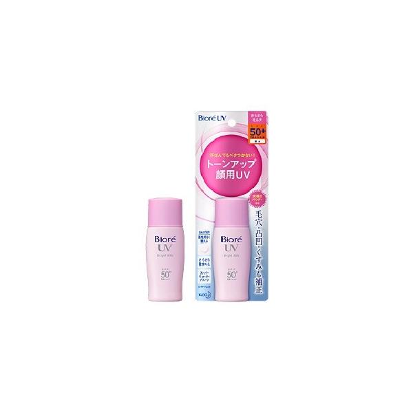 Kao（花王） ビオレ UV さらさらブライトミルク SPF50+ 30ml (顔用