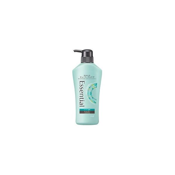 Kao（花王） エッセンシャル さらさら速乾 シャンプー ポンプ 480mL