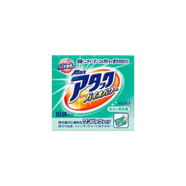 Kao（花王） ワンパックアタック 高活性バイオEX 24g×10個パック