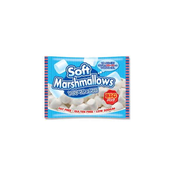 人気のソフトマシュマロを徳用サイズに仕上げました。さまざまな食シーンで使いやすい、程よい食感とサイズ感が人気です。