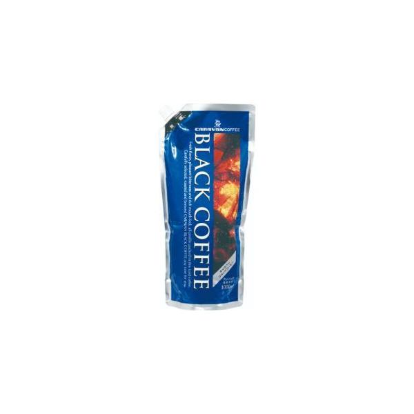 「（株）ユニマットキャラバン」 キャラバンコーヒー ブラックコーヒー 無糖 1L 「フード・飲料」