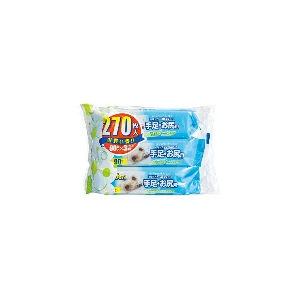 さっと拭き取りで、緑茶乾留エキスでニオイスッキリコラーゲン酸配合で肉球ケア無香料ノンアルコールなめても安心