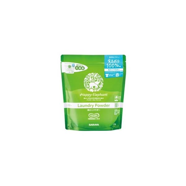 他サイト： 「サラヤ」 ハッピーエレファント 洗たくパウダー 1.2kg 「日用品」の商品画像