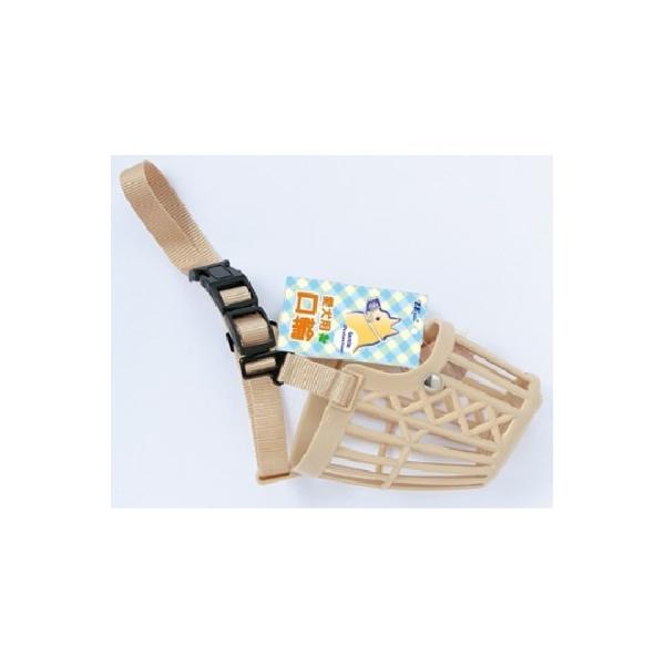 噛み癖や、吠え癖、拾い食いの癖がある愛犬用の口輪です。小型犬用。