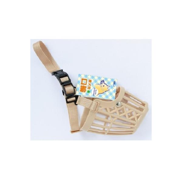 噛み癖や、吠え癖、拾い食いの癖がある愛犬用の口輪です。中型犬用。