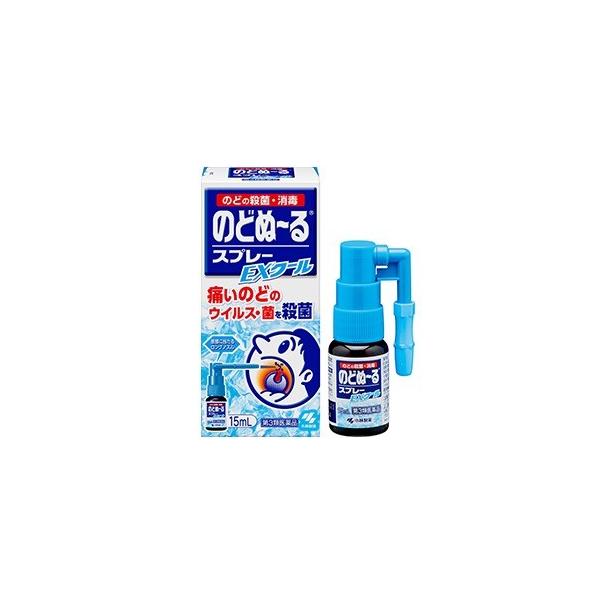 他サイト： 「小林製薬」 のどぬ〜るスプレー EXクール 15ml 「第3類医薬品」の商品画像