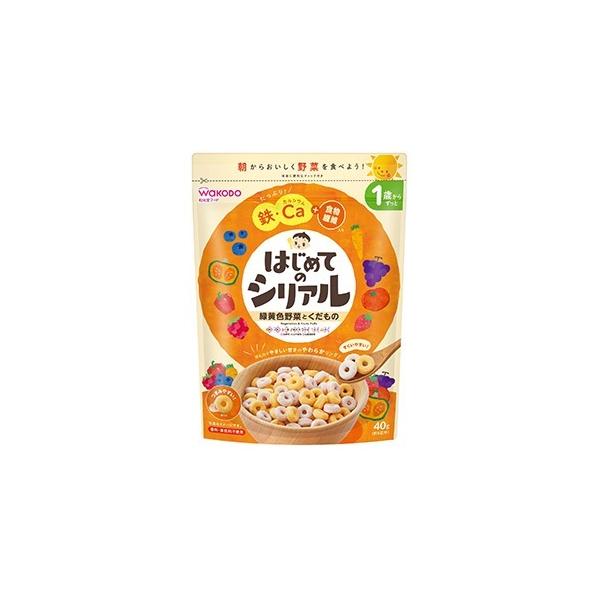 他サイト： 「アサヒ」 和光堂 はじめてのシリアル 緑黄色野菜とくだもの 40g 「フード・飲料」の商品画像