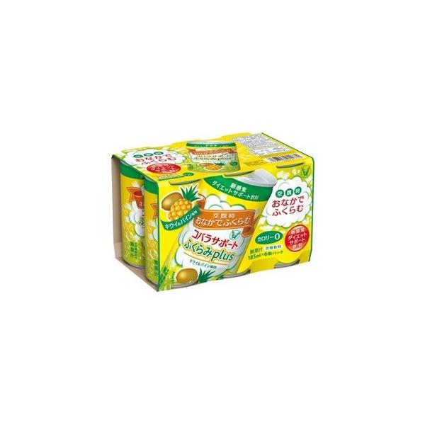 大正製薬 コバラサポート ふくらみplus キウイ&パイン風味 185mL×6本