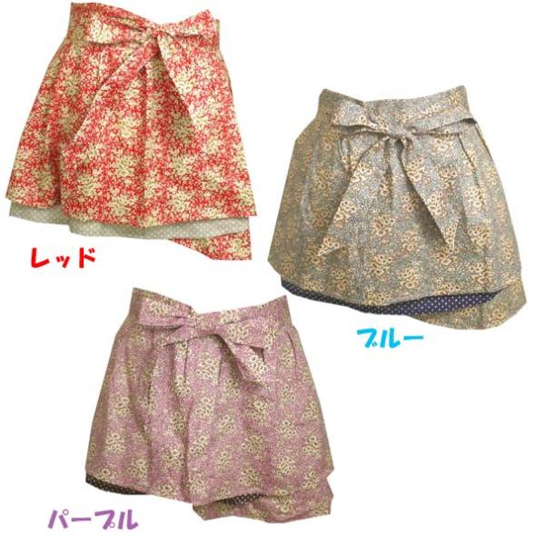 【レディースサイズ】　小花ラッフルドレス　カフェ　エプロン/　キッチンウエア・お料理教室・生活雑貨・【603】【DUAL STYLE（デュアルスタイル）】