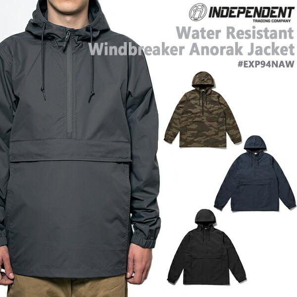 XS-XL フーデッドアノラックジャケット INDEPENDENT TRADING COMPANY アノラックパーカー ウィンドブレーカー アウター フード インディペンデント(INEXP94NAW)