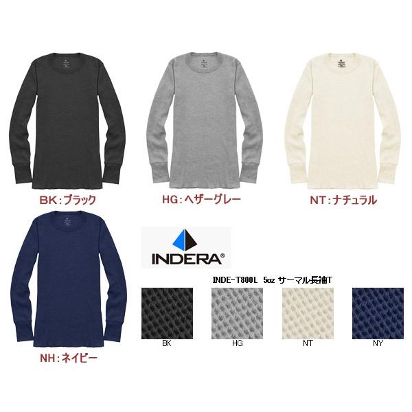 INDERA（インデラミルズ社）5oz. サーマル長袖Tシャツアンダーウェア