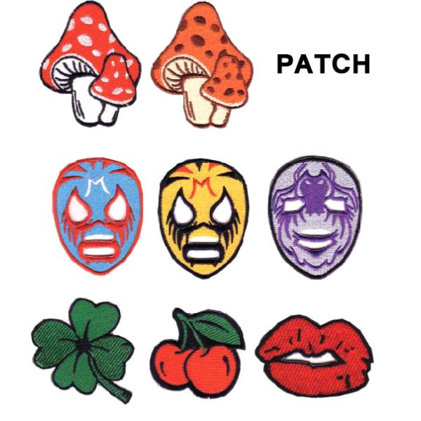 PATCH（ワッペン）クローバー・チェリーマスク他