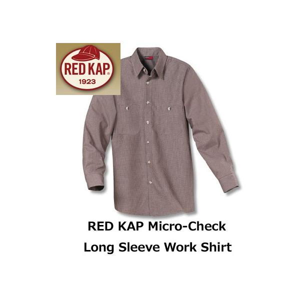 RED KAPレッドキャップ　チェックワークシャツ長袖　Micro-Check Work Shirt SP20