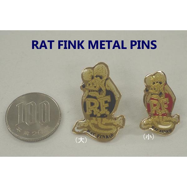 【大サイズ】RAT FINK　ラットフィンク　メタル製ピンズ　METAL PINS　ピンバッヂ