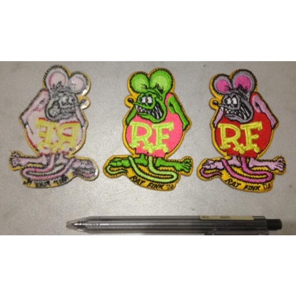 Rat Fink Patches（ラットフィンク　オリジナル）パッチ　ワッペン9.5cm  【当店在庫のみの処分品】