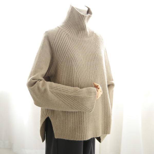 ニット レディース セール 安い タートルネック ゆったり 体型カバー 冬 長袖 タートルニット ベージュ オフホワイト 30代 40代 50代 Top050 キッズアンドレディース Fiorirari 通販 Yahoo ショッピング