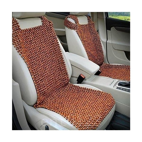 父の日 車シートカバーベトナムカリンウッドビーズ 車用 内装パーツ メール便なら送料無料 カークッションカーシートｌ字型クッションお車用の快適シート ですソファクッション前席用