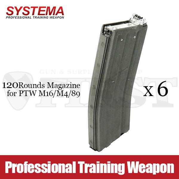 トレポン用 Dytac Hexmag 120 PTW システマ純正マガジン 4本 www.lram
