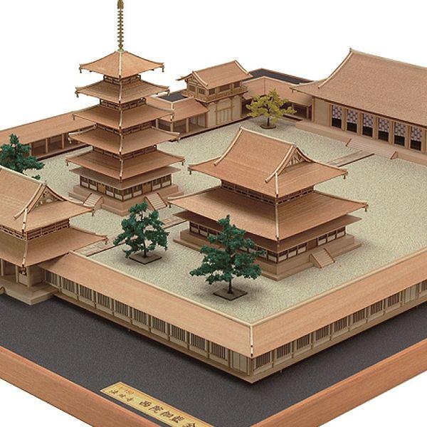 ウッディジョー 1/150 木製模型 法隆寺 全景モデル (模型) 価格比較 