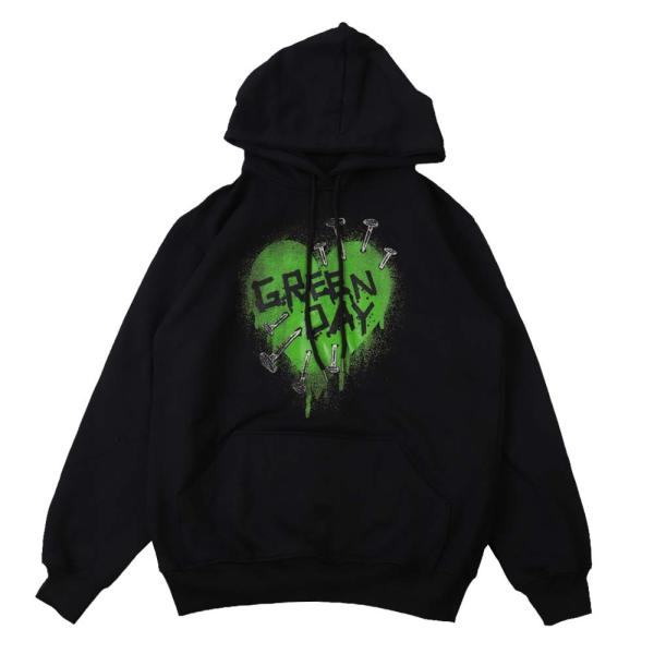 パーカー スウェットパーカ バンド ロック (AG) グリーンデイ GREEN