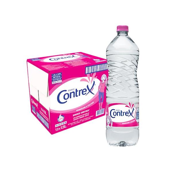 Contrex(コントレックス)PET 1.5Lｘ12本 [正規輸入品] 超硬水(サステナブル対応テザードキャップ)
